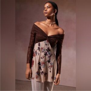 NWOT Kimichi Blue Sydney Off-Shoulder Mini Dress